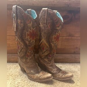 Women’s Corral Western Boots, Size 6, Lightly worn